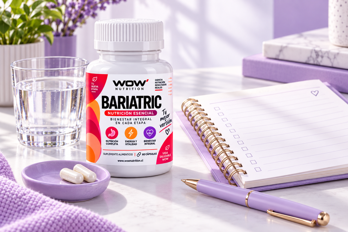 WOW Bariatric: qué incluye y qué revisar con tu equipo · frascos WOW Nutrition