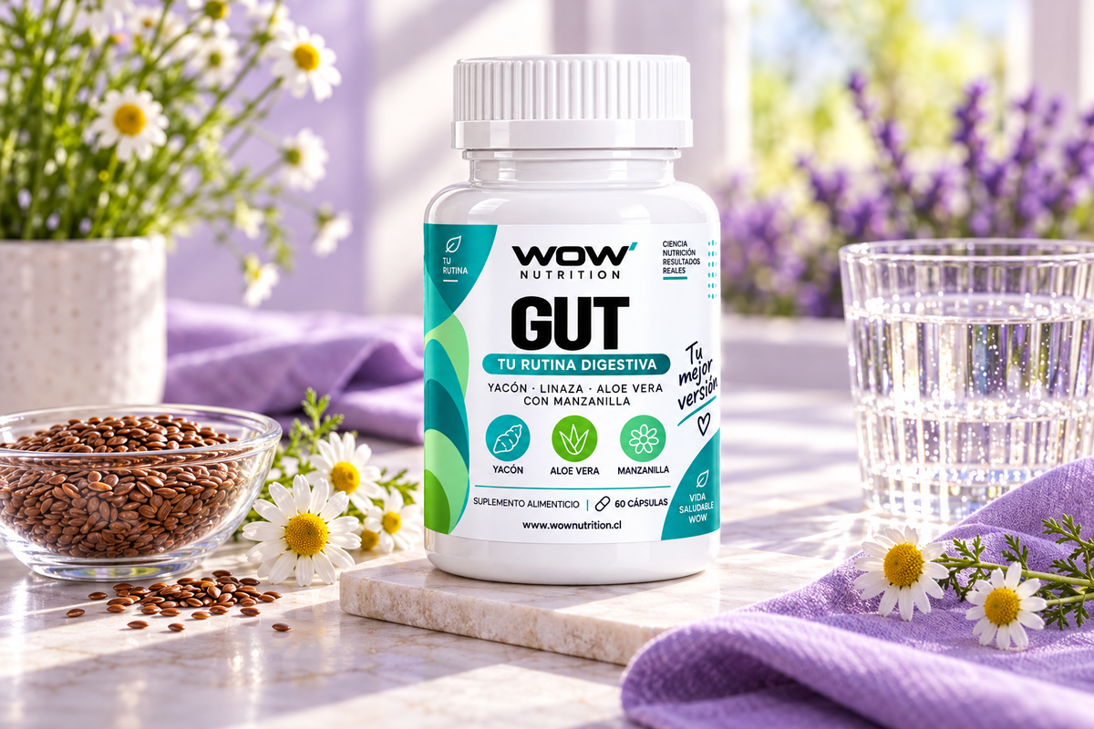 WOW Gut: conoce el frasco turquesa de tu rutina · frascos WOW Nutrition