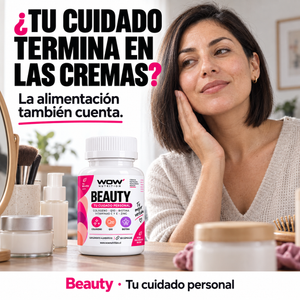 WOW beauty · Fórmula, porción y presentación
