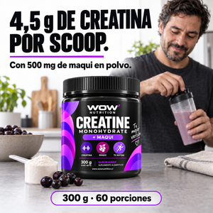 WOW creatine-maqui · Ingredientes