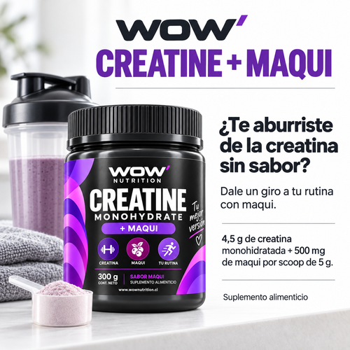 WOW creatine-maqui · Tu rutina diaria