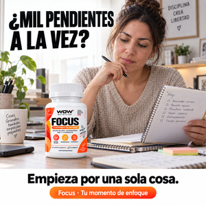 WOW focus · Fórmula, porción y presentación