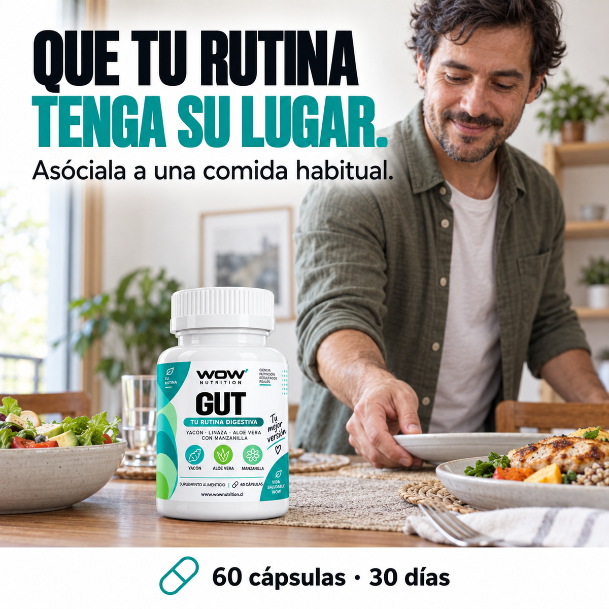 Gut: Que tu rutina tenga su lugar.