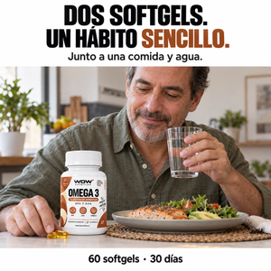 WOW omega-3 · Tu rutina diaria