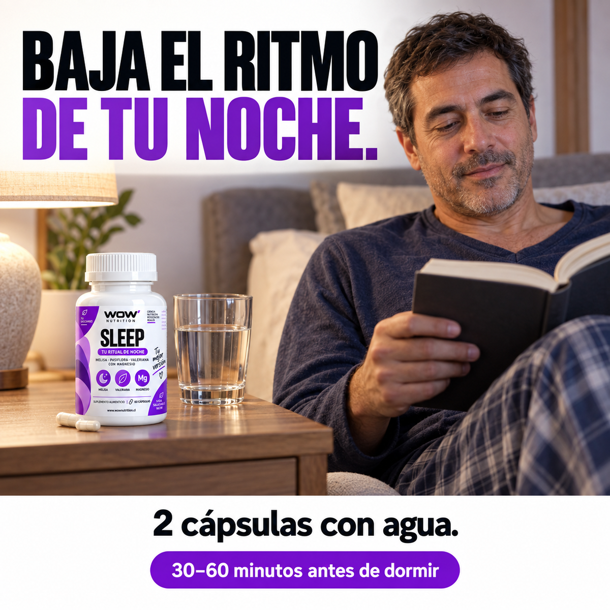 Sleep: Dos cápsulas y un momento para ti.